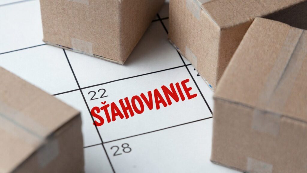 sťahovanie na poslednú chvíľu